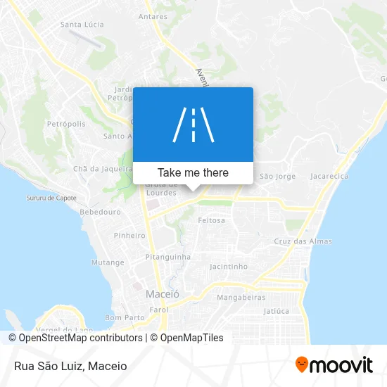 Rua São Luiz map