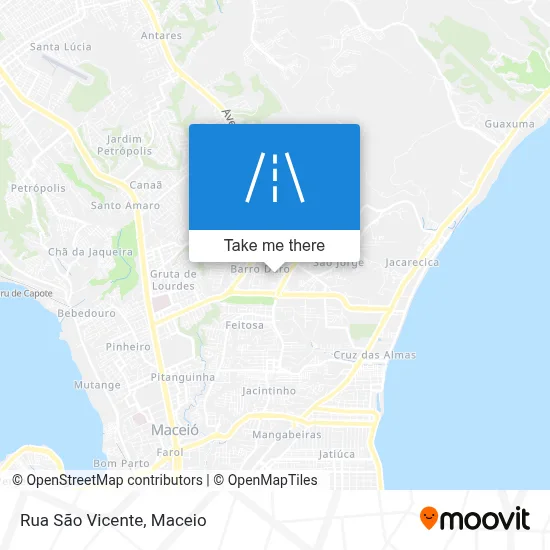 Rua São Vicente map