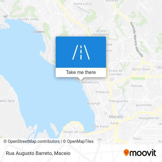 Rua Augusto Barreto map
