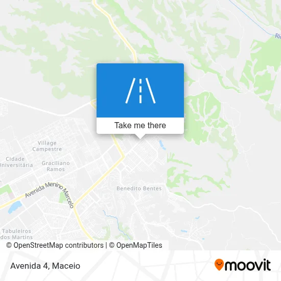 Avenida 4 map
