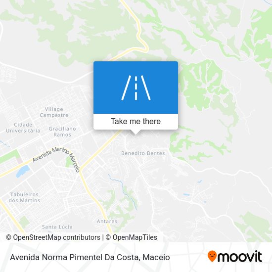 Avenida Norma Pimentel Da Costa map