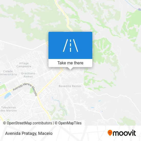 Avenida Pratagy map