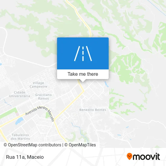 Rua 11a map