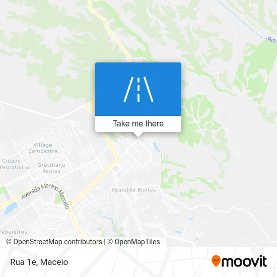 Rua 1e map