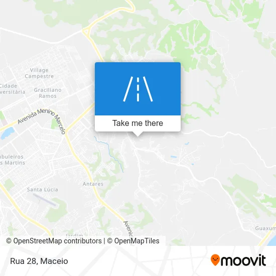 Rua 28 map