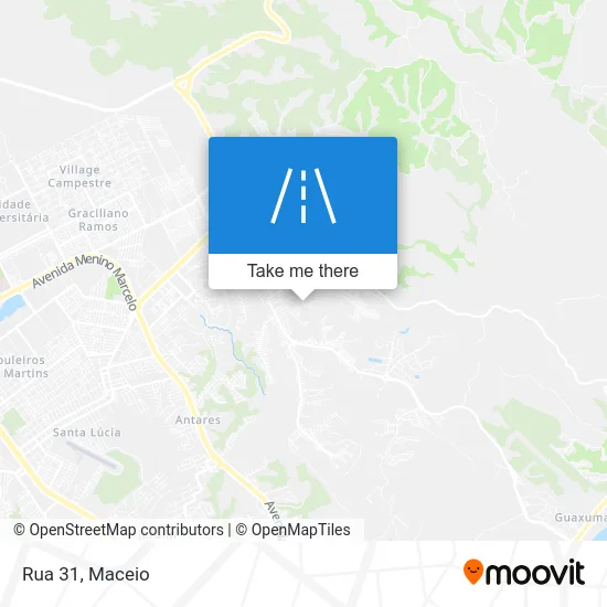 Rua 31 map