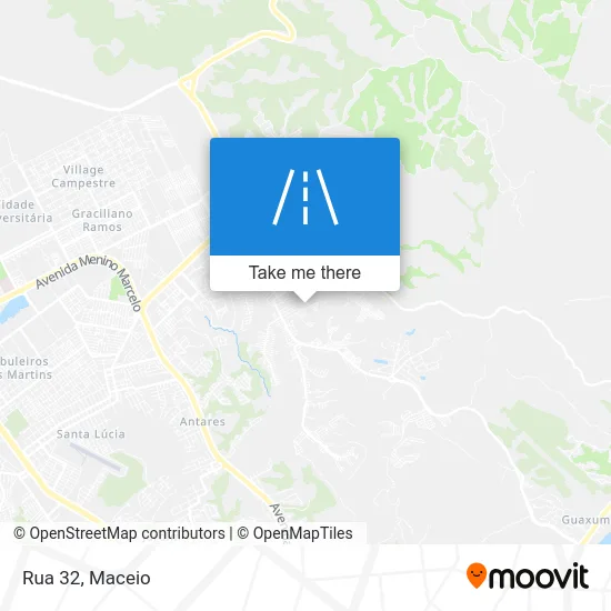 Rua 32 map