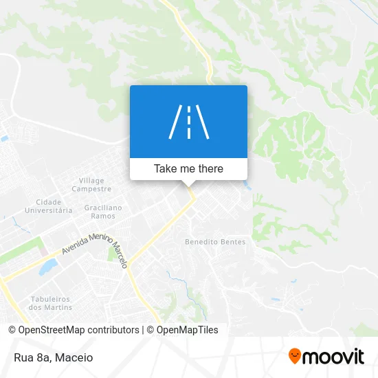 Rua 8a map