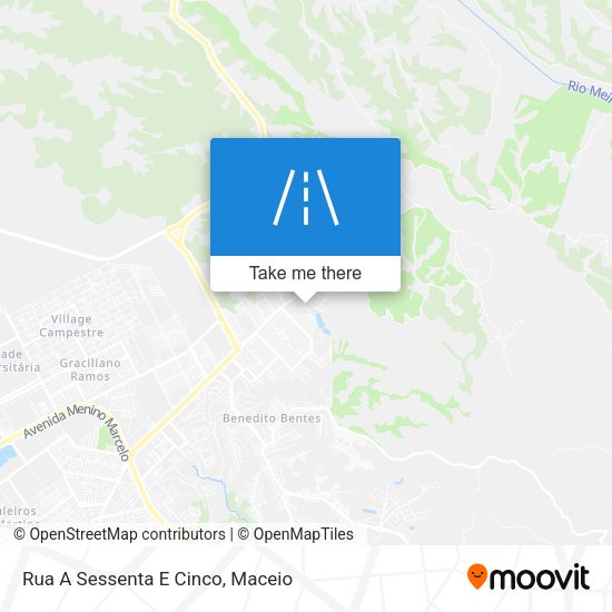 Rua A Sessenta E Cinco map