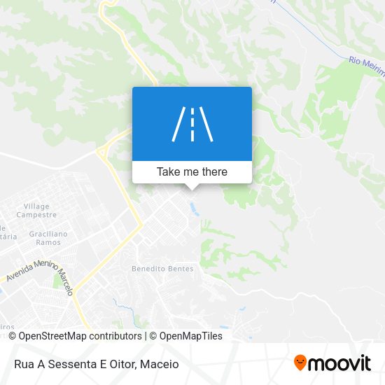 Rua A Sessenta E Oitor map
