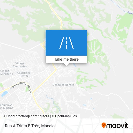 Rua A Trinta E Três map