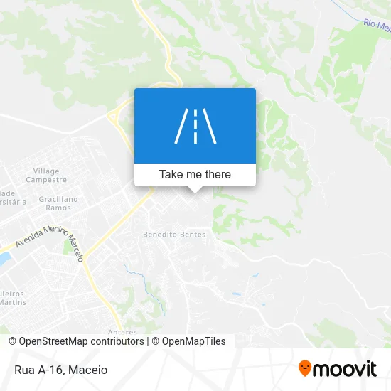 Rua A-16 map