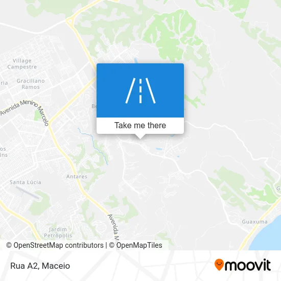 Rua A2 map