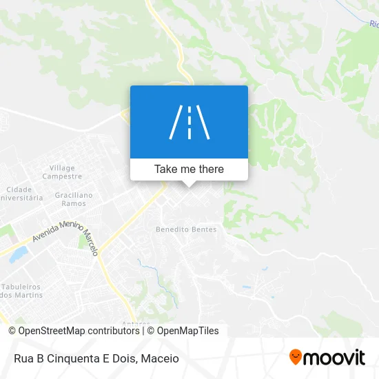 Rua B Cinquenta E Dois map