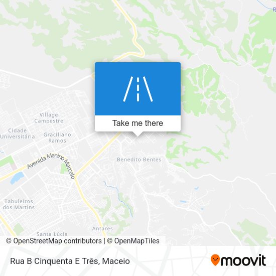 Rua B Cinquenta E Três map