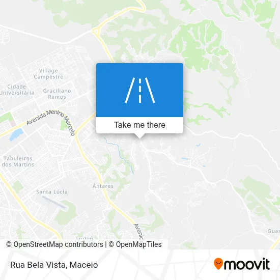 Rua Bela Vista map