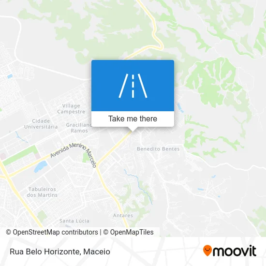 Rua Belo Horizonte map