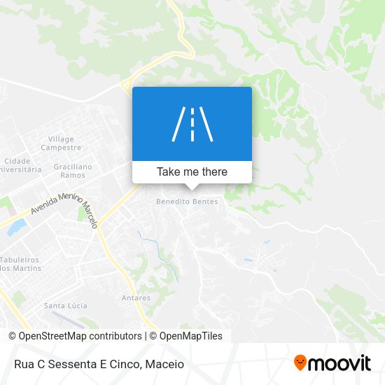 Rua C Sessenta E Cinco map