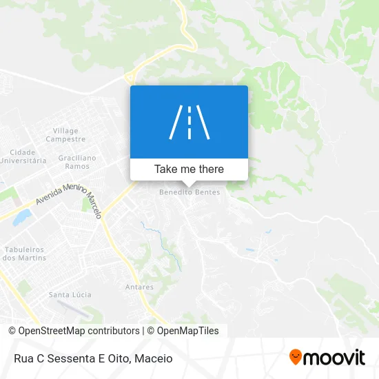 Rua C Sessenta E Oito map