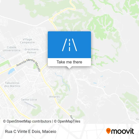 Rua C Vinte E Dois map