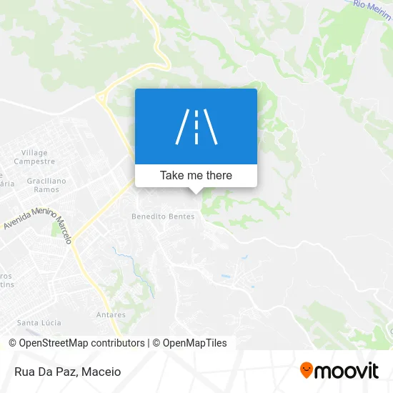 Rua Da Paz map