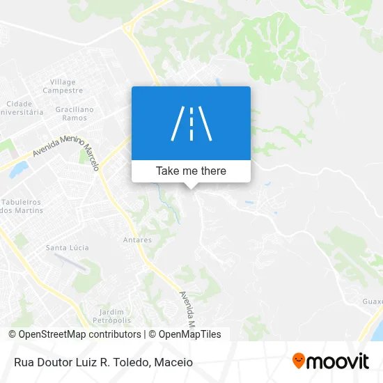 Rua Doutor Luiz R. Toledo map