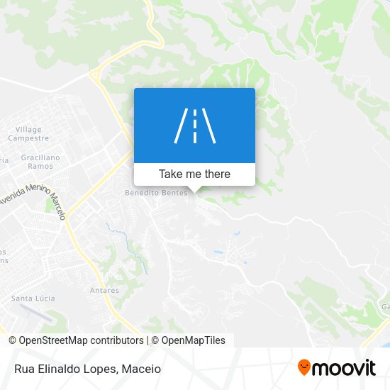 Rua Elinaldo Lopes map