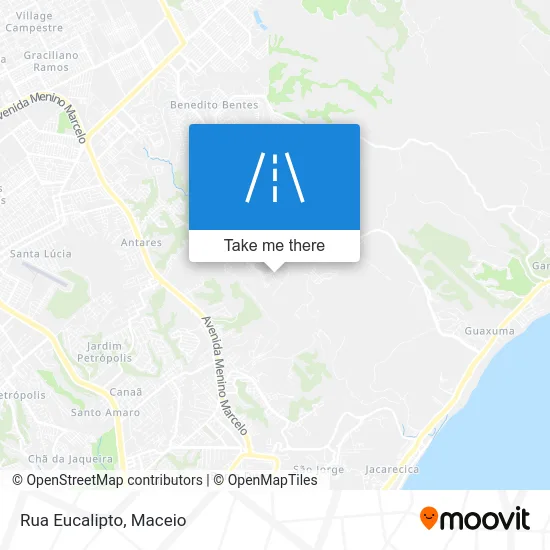Rua Eucalipto map