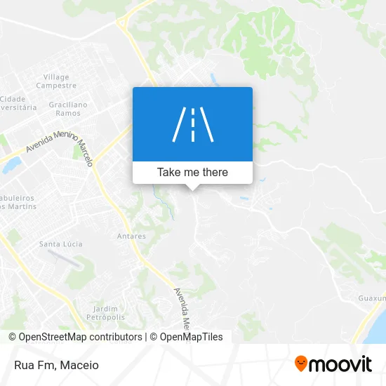 Rua Fm map