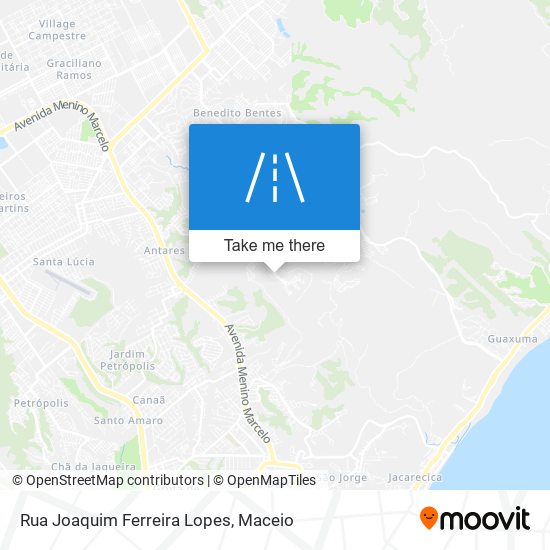 Mapa Rua Joaquim Ferreira Lopes