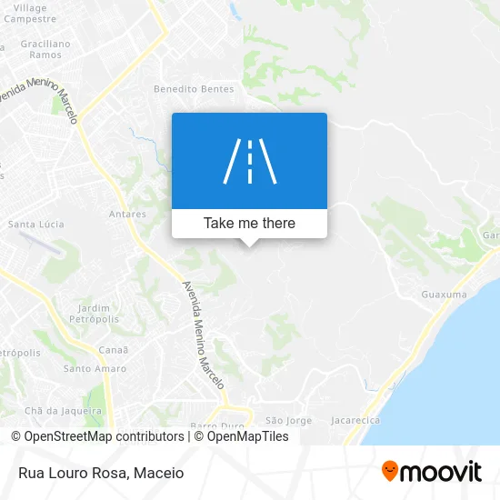 Rua Louro Rosa map