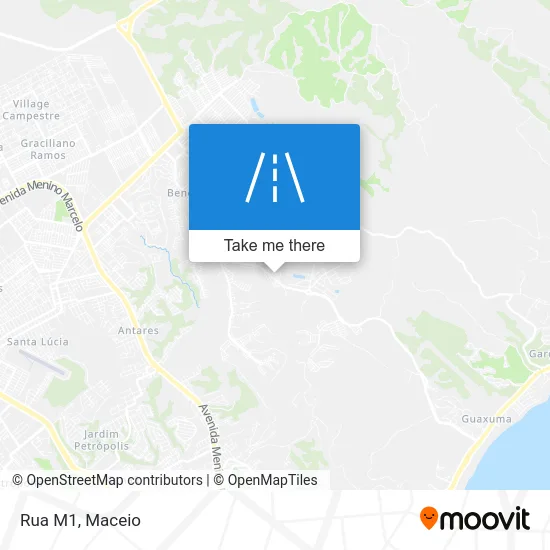 Rua M1 map