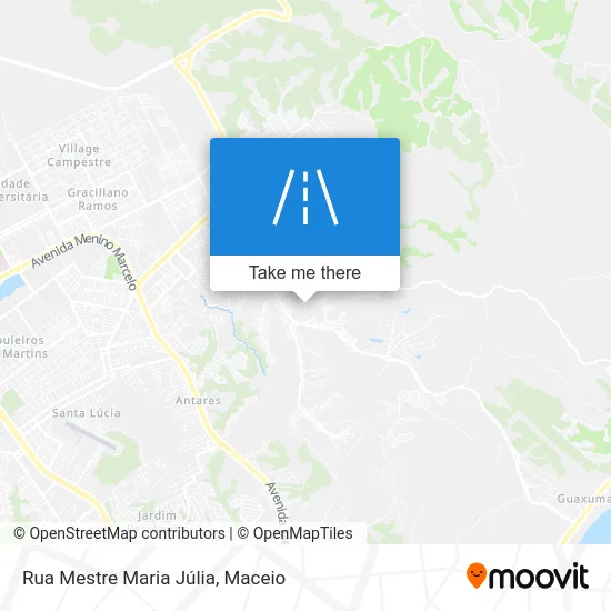 Rua Mestre Maria Júlia map