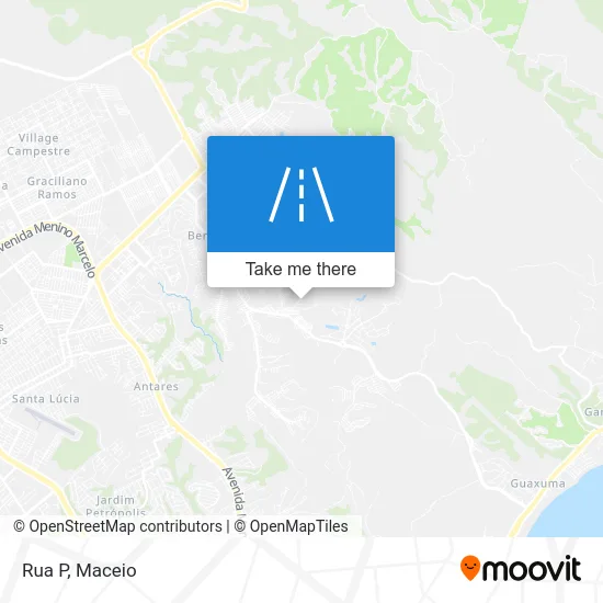 Rua P map