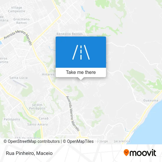 Rua Pinheiro map
