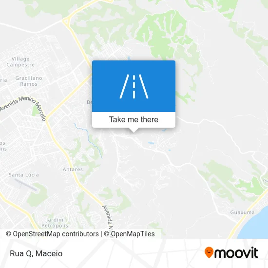 Rua Q map