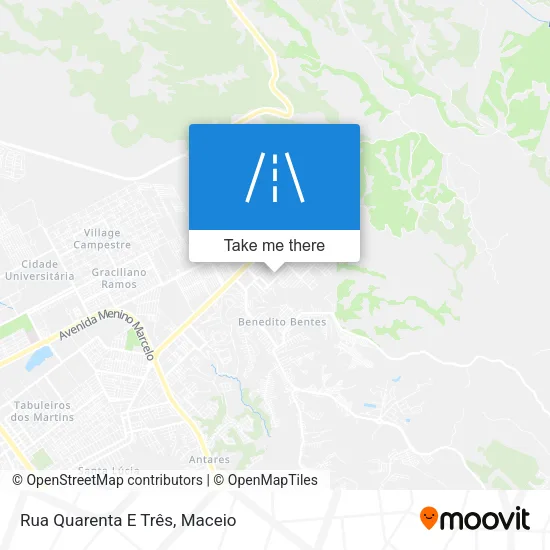 Rua Quarenta E Três map