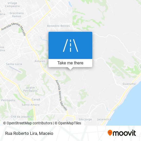 Mapa Rua Roberto Lira