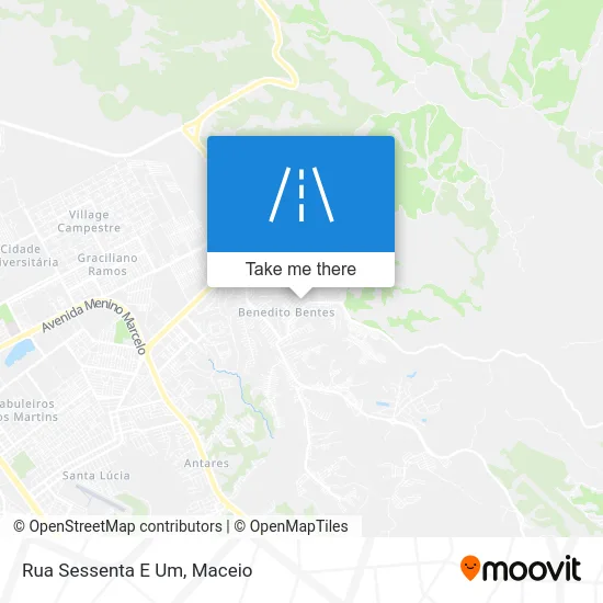 Rua Sessenta E Um map