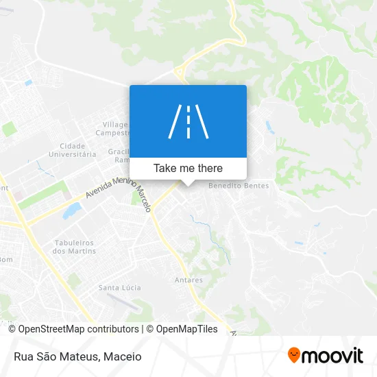 Rua São Mateus map
