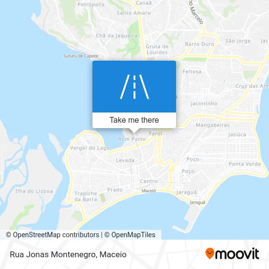 Rua Jonas Montenegro map