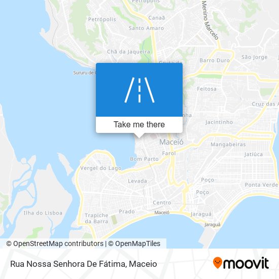 Mapa Rua Nossa Senhora De Fátima