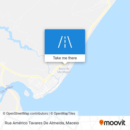 Rua Américo Tavares De Almeida map