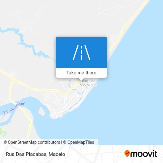 Rua Das Piacabas map