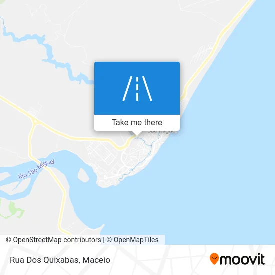 Rua Dos Quixabas map