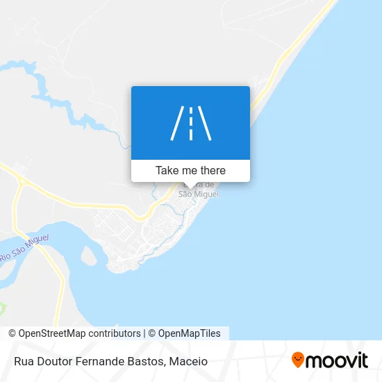 Rua Doutor Fernande Bastos map
