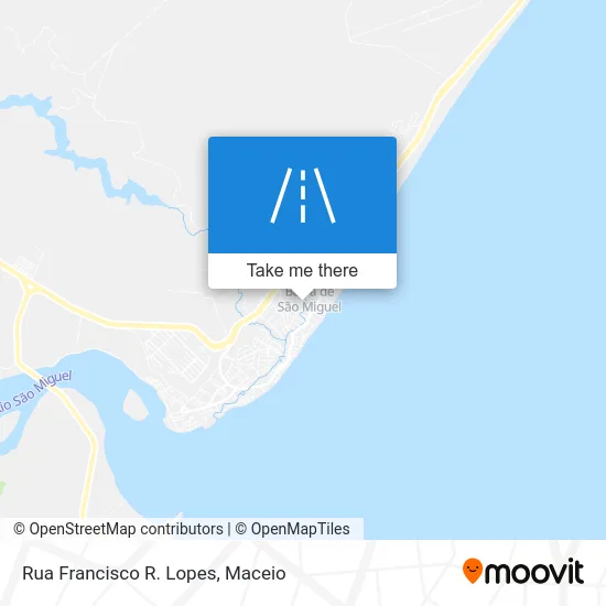 Rua Francisco R. Lopes map