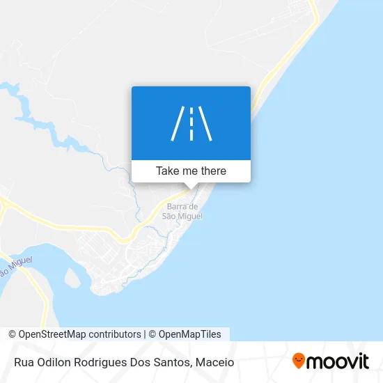 Rua Odilon Rodrigues Dos Santos map