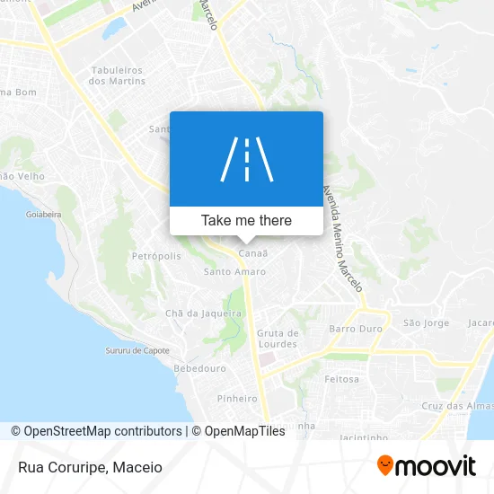 Rua Coruripe map