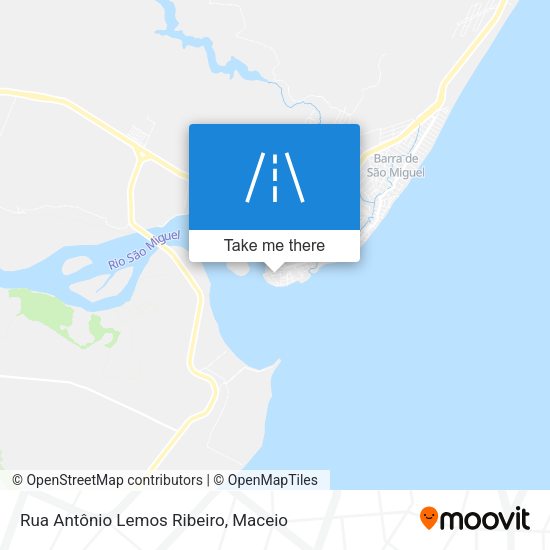 Rua Antônio Lemos Ribeiro map